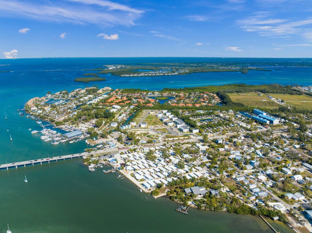 aerial view of Cortez