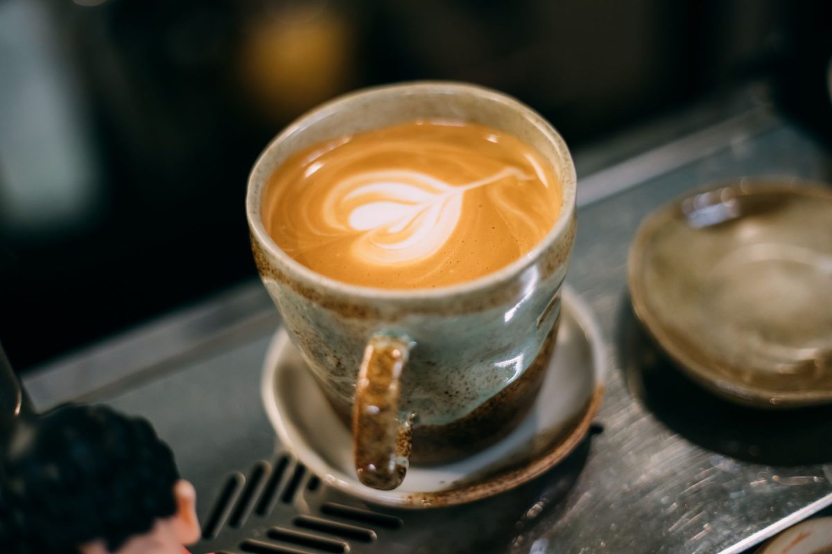 Coffee cup at local coffee shop